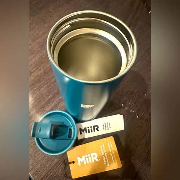 Stainless Steel,Blue,16 OZ Flip Traveler Leak proof lid.Miir (ordered by Peet’s) - Picture 12 of 12